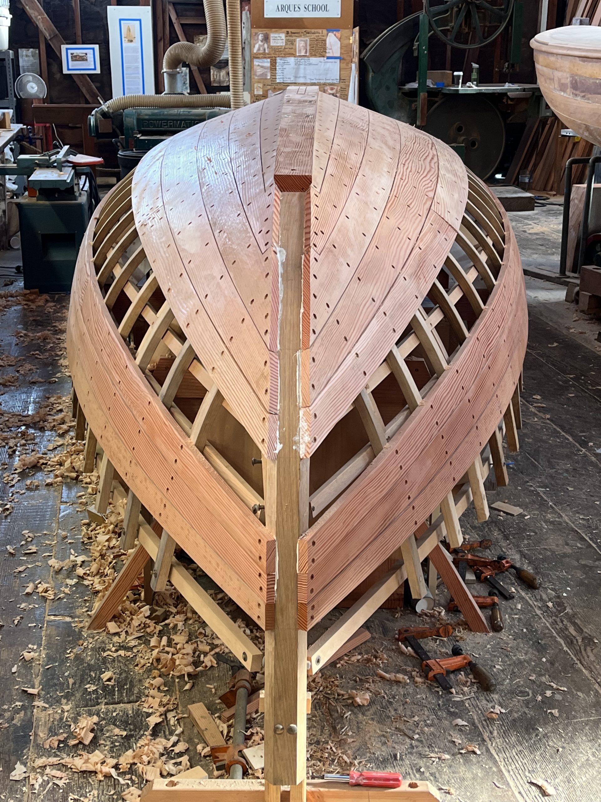 Advanced Class in Traditional Wooden Boatbuilding The Arques School